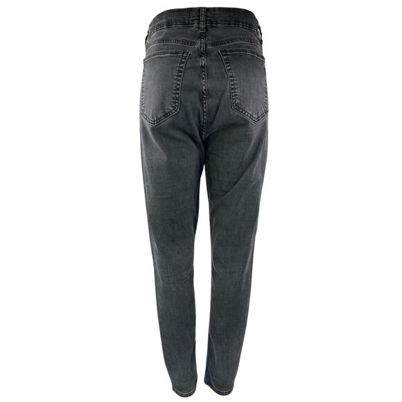 Per Una Denim Women's Black High Waisted Skinny Fit Denim Jeans Pants Size 14 - Picture 3 of 5